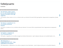 Tablet Screenshot of futbolycuarto.com
